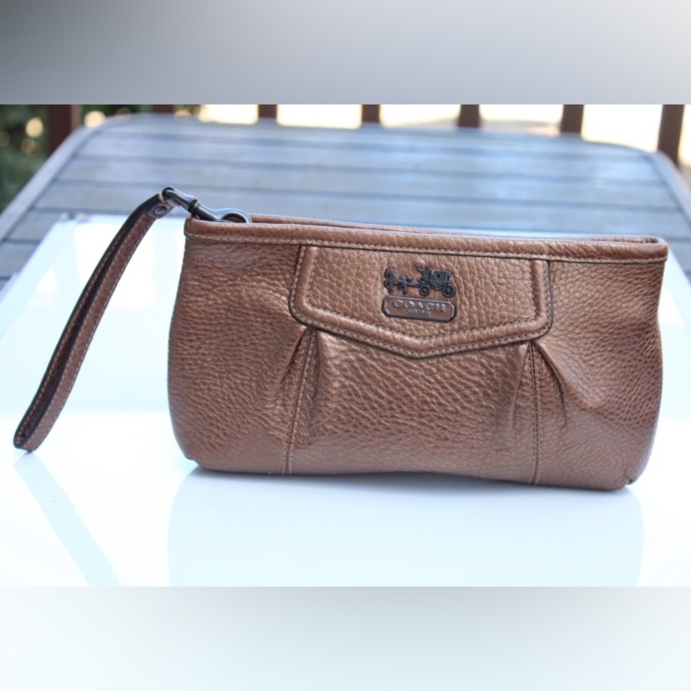 Coach Madison leather clutch/wristlet